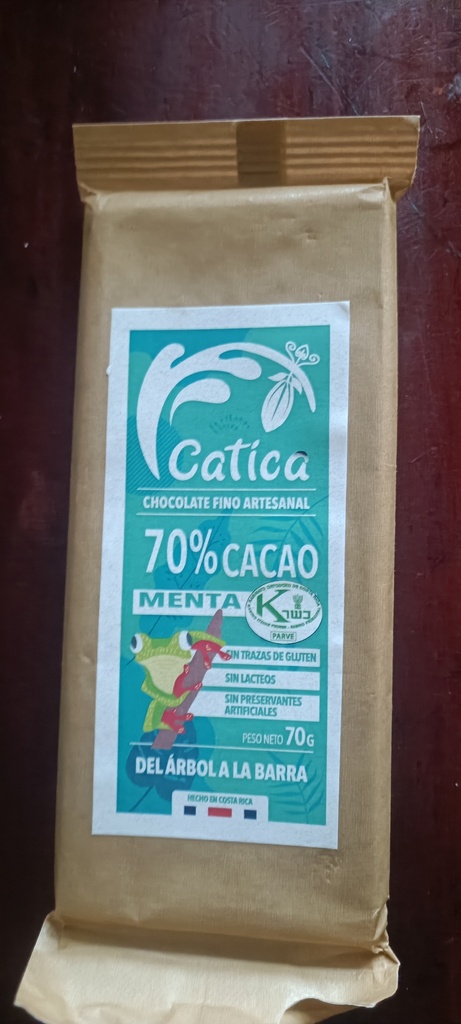 Chocolate con menta  70%